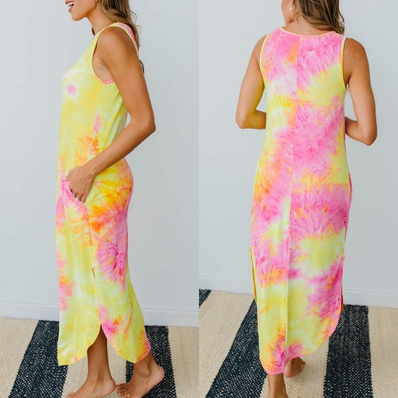Citrus Splash Tank Dress - Picture 3 of 7